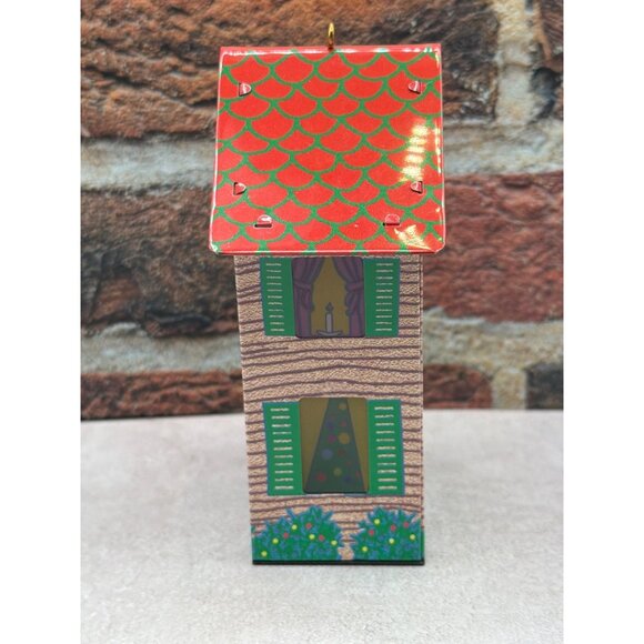 Hallmark Keepsake Ornament New Home 2004 Tin Holiday Decoration With Box - Picture 3 of 6